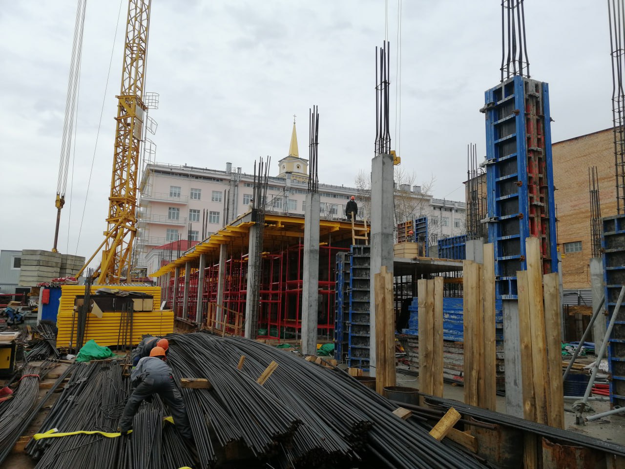 В Перми приступили к строительству первого этажа новой гостиницы